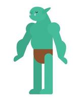 ogre fantastic creature character vector