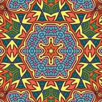 Colorful Mandala Flowers Pattern Boho Symmetrical 841 photo