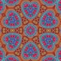 Colorful Mandala Flowers Pattern Boho Symmetrical 634 photo