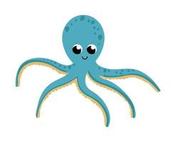 octopus sealife animal vector