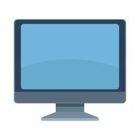 desktop computer tech vector