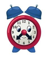 alarm clock kids toy vector