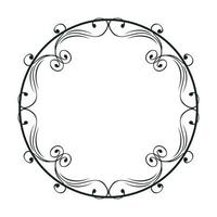 victorian monochrome vintage frame vector