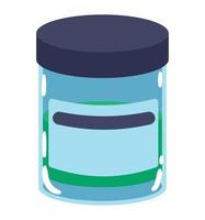 science lab pot vector