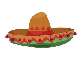 mexican hat accessory vector