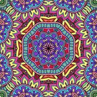 colorido mandala flores patrón boho simétrico 178 foto