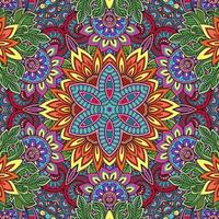 Colorful Mandala Flowers Pattern Boho Symmetrical 80 photo