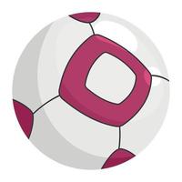 soccer balloon sport vector