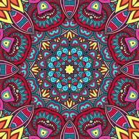 Colorful Mandala Flowers Pattern Boho Symmetrical 319 photo