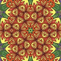 Colorful Mandala Flowers Pattern Boho Symmetrical 728 photo