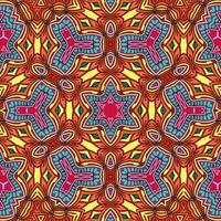 Colorful Mandala Flowers Pattern Boho Symmetrical 898 photo