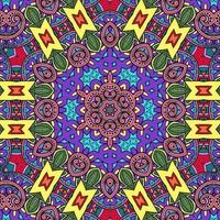 Colorful Mandala Flowers Pattern Boho Symmetrical 653 photo