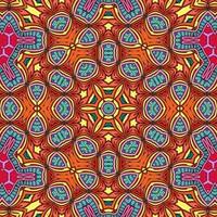 Colorful Mandala Flowers Pattern Boho Symmetrical 889 photo