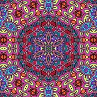 Colorful Mandala Flowers Pattern Boho Symmetrical 506 photo