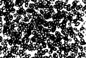 Black and white vector cover with spots.