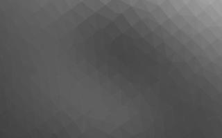 Plantilla de mosaico de triángulo de vector gris plateado claro.