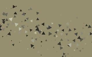 Light Black vector layout with lines, triangles.