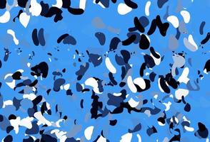 Light BLUE vector backdrop with abstract shapes.