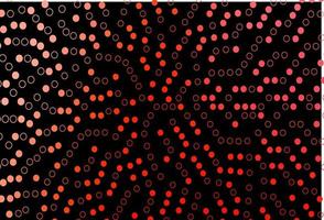 Dark Red vector texture with disks.