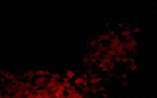 cubierta de vector rojo oscuro en estilo poligonal.