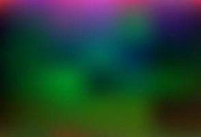 Dark Multicolor, Rainbow vector abstract blurred background.