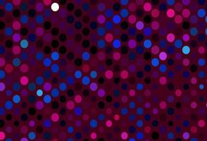 Dark Blue, Red vector texture with disks.