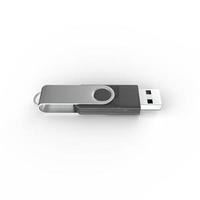 usb flash drive isolated on white background photo