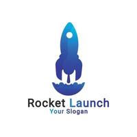 Startup rocket logo, launching logo, Rocket Launch Logo, Rocket logo template vector