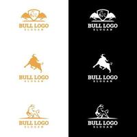 Bull Logo Design. modern logo, clip art vector