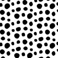 Vector black Dalmatian print pattern animal Seamless. Dalmatian skin abstract for printing, cutting and crafts Ideal for mugs, stickers, stencils, web, cover, wall stickers, home decorate and more.