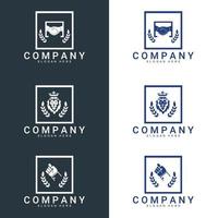 Cooperation Vector Sign, Symbol or Logo Template Handshake. suitable for company logo, print, digital, icon, apps, and other marketing material purpose.