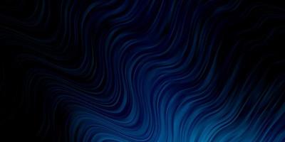 Dark BLUE vector pattern with wry lines.