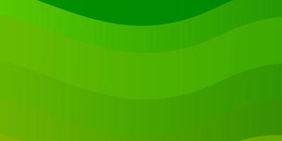 Light Green vector background with lines.