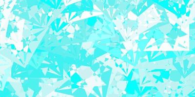 Light Blue, Green vector pattern with polygonal shapes.