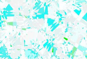 Light Blue, Green vector background with triangles.