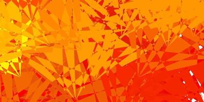 Light Red, Yellow vector texture with random triangles.