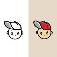Funky, Baby Head Hat character vector
