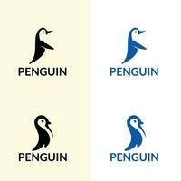 vector del logotipo del animal pingüino. diseño de símbolo de pingüino de la colección de animales