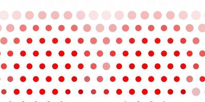 Light red vector layout with circle shapes.