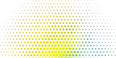 Light Blue, Yellow vector texture with disks.