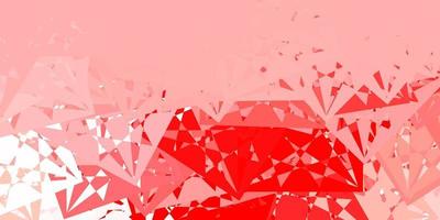 Light Red vector background with polygonal forms.