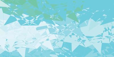Light Blue, Green vector background with triangles.