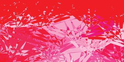 Light Red vector backdrop with chaotic shapes.