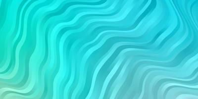 Light Blue, Green vector backdrop with bent lines.