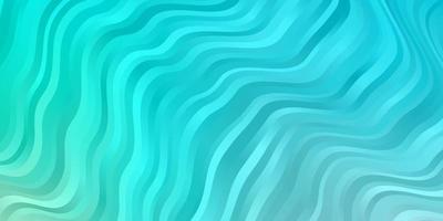 Light Blue, Green vector backdrop with bent lines.