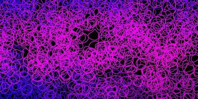 Dark red vector texture with memphis shapes.