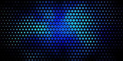 Dark Blue, Green vector backdrop with dots.