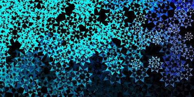 Light blue, green vector layout with lines, triangles.