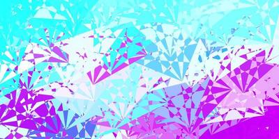 Light Pink, Blue vector background with random forms.