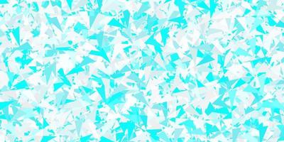 Light pink, blue vector background with polygonal forms.